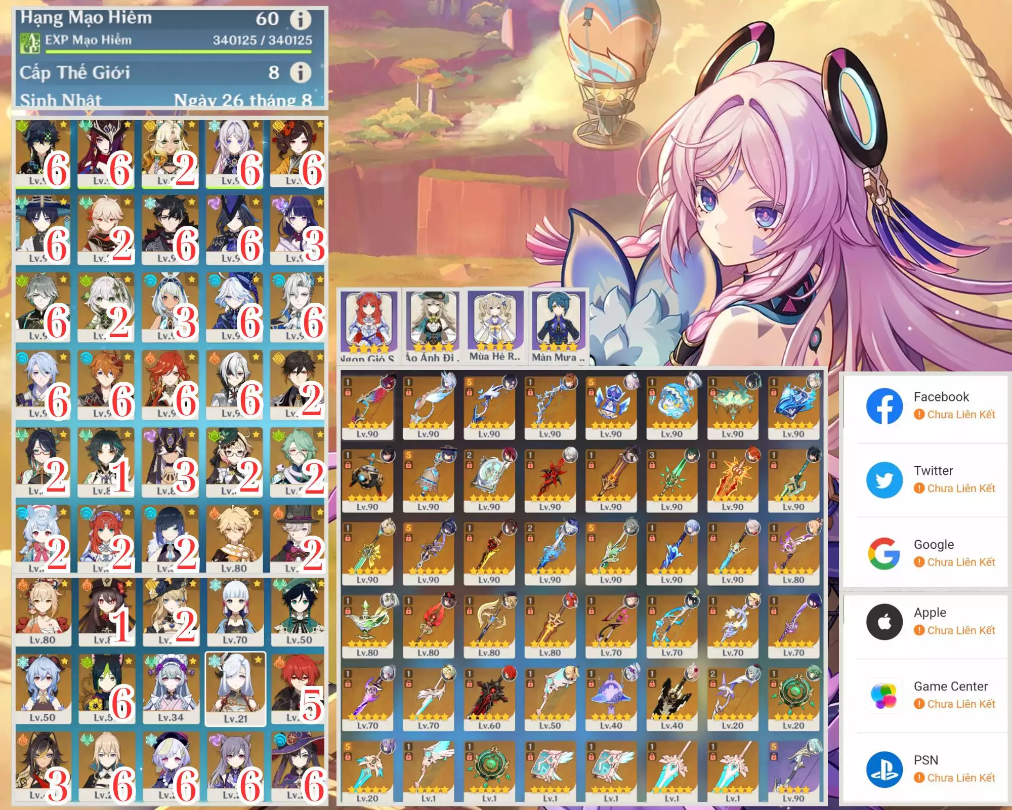 Ảnh acc Genshin